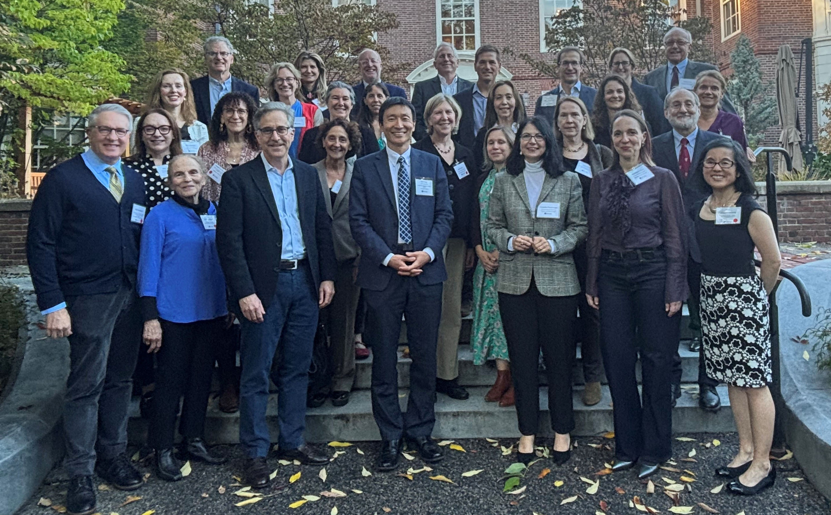 AY26.27 Faculty Council members outside of the Harvard Faculty Club October 2026