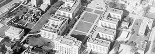 Aeriel view of the Harvard Medical School Campus